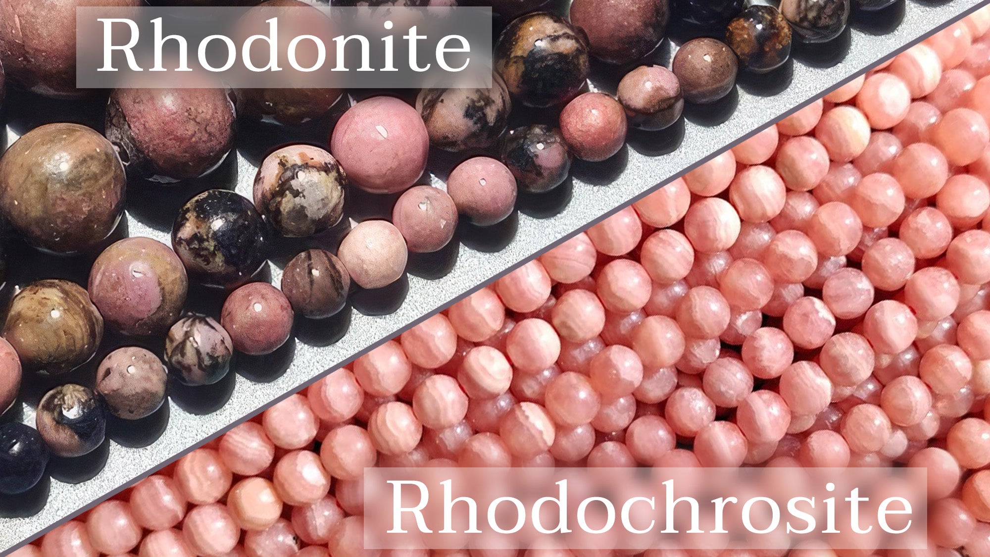 Rhodochrosite And Rhodonite