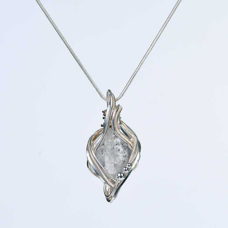 Instant Love Wire-Wrapped Crystal Necklace