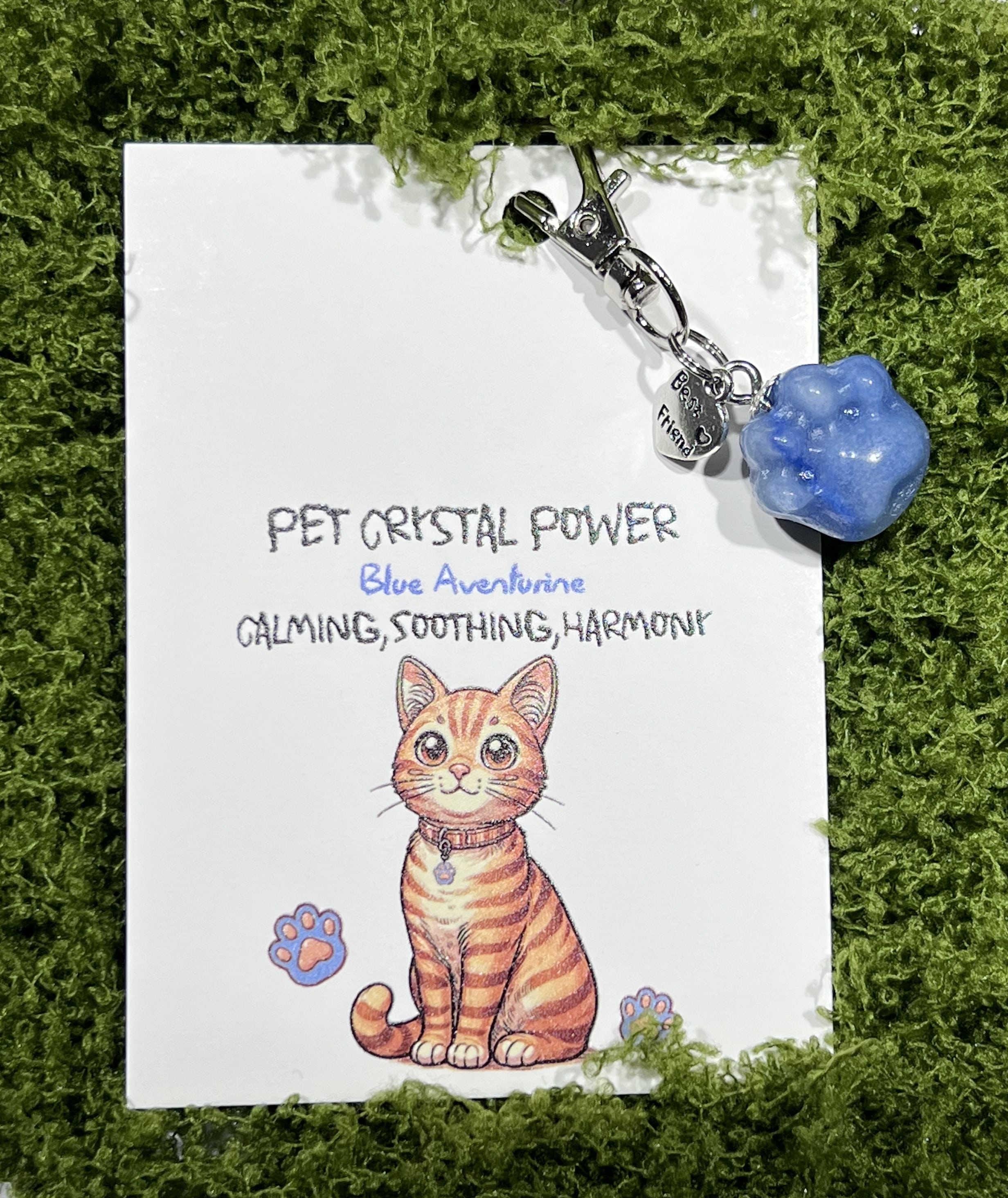 Pet Crystal Pendant Paw