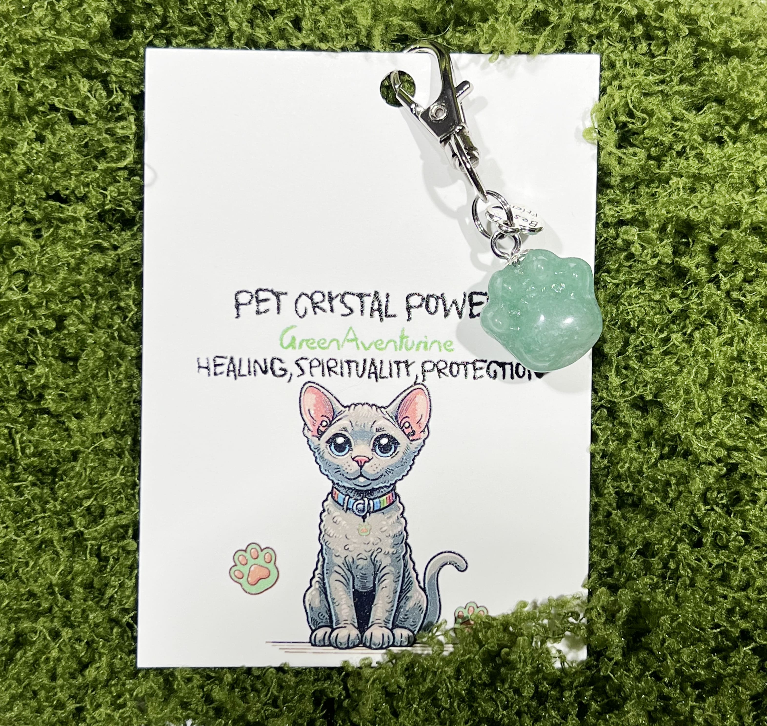 Pet Crystal Pendant Paw