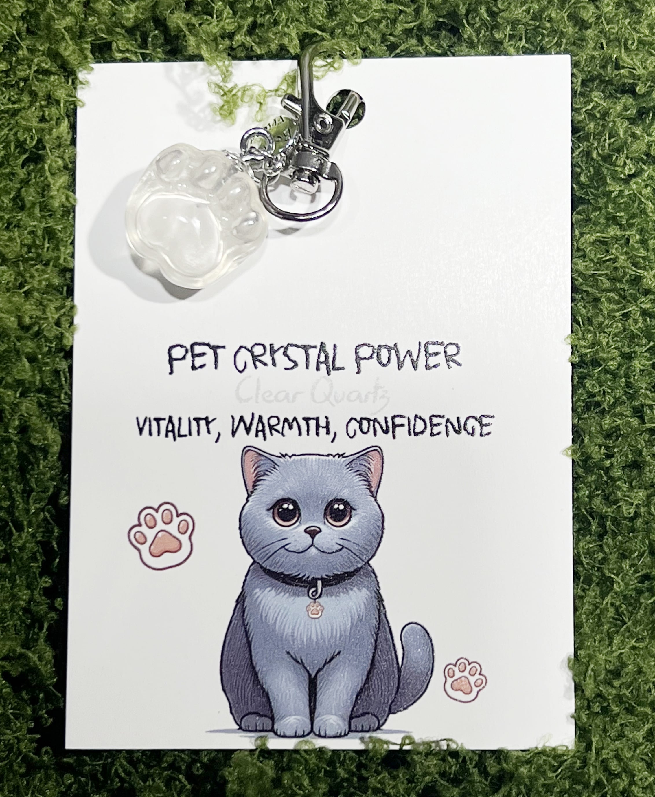 Pet Crystal Pendant Paw