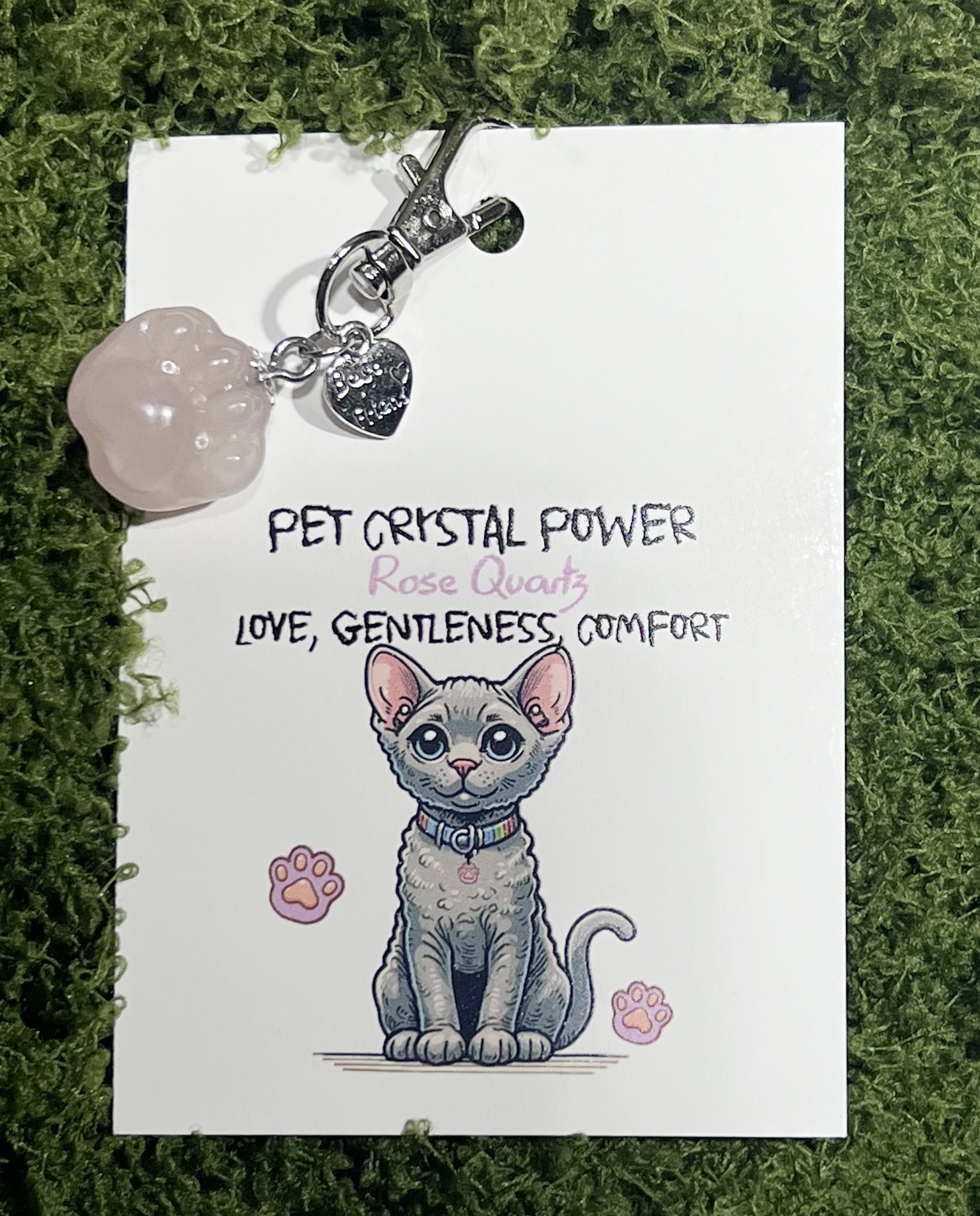 Pet Crystal Pendant Paw