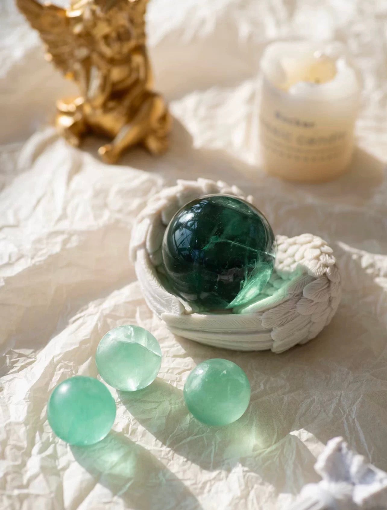 Fluorite Crystal Sphere