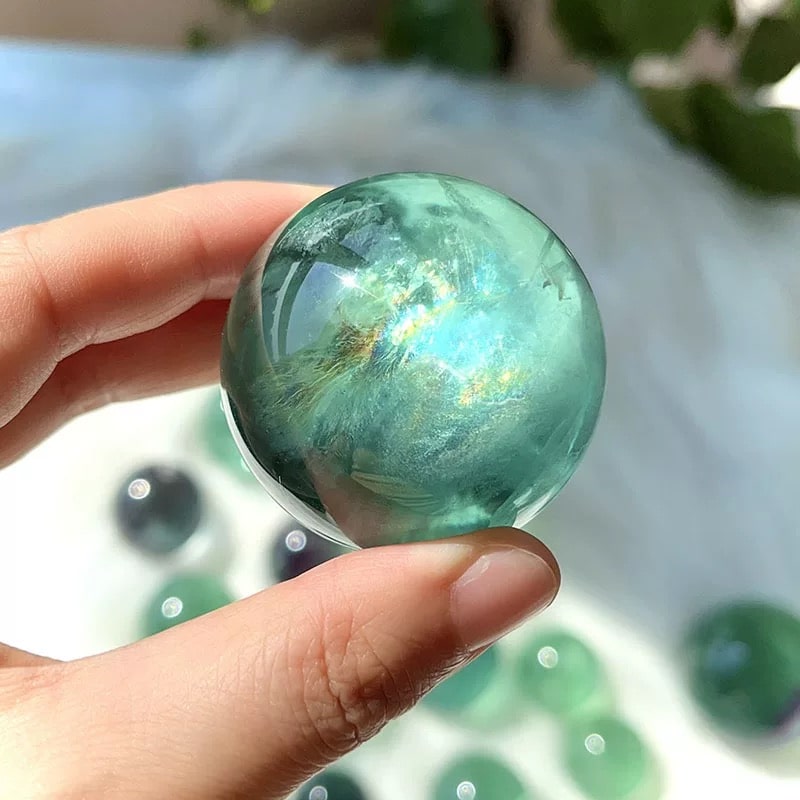 Fluorite Crystal Sphere