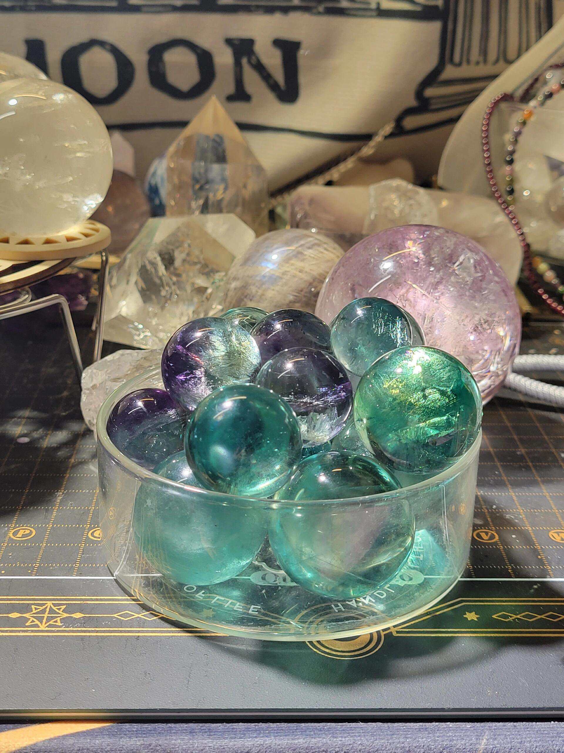 Fluorite Crystal Sphere