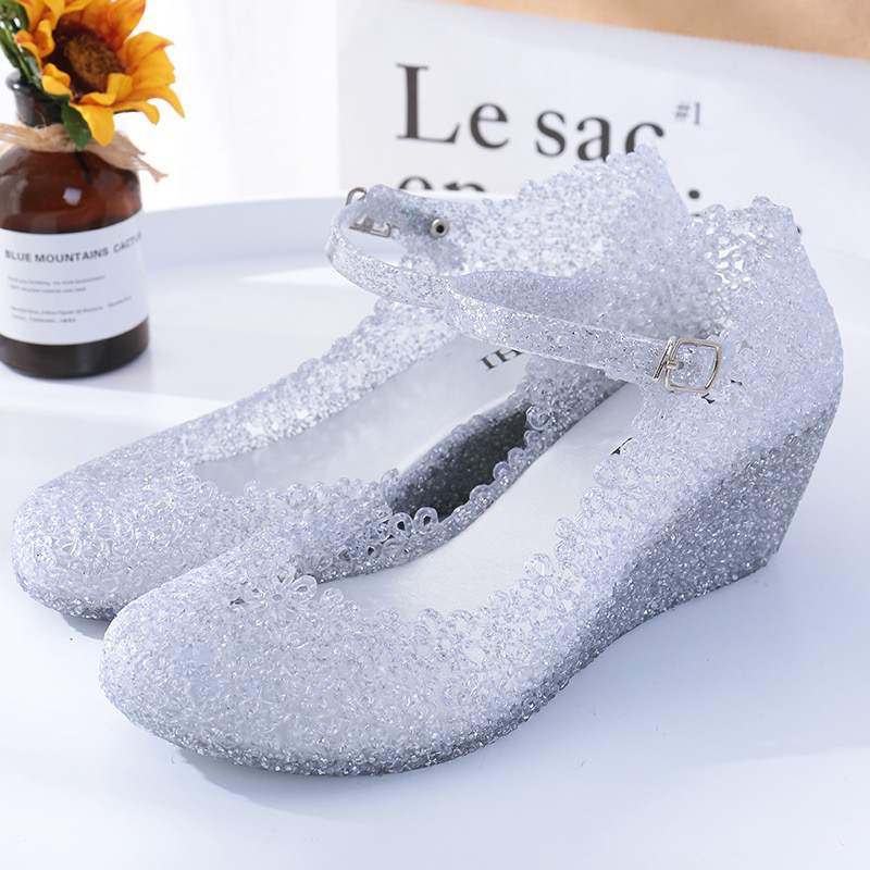 Crystal Glass Slipper Shoes