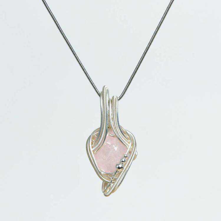 Instant Love Wire-Wrapped Crystal Necklace