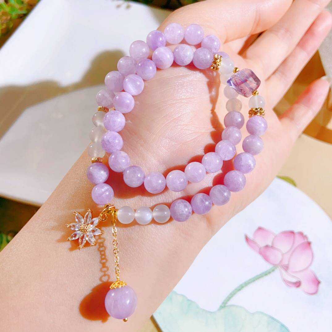 Serenity Kunzite Crystal Bracelet