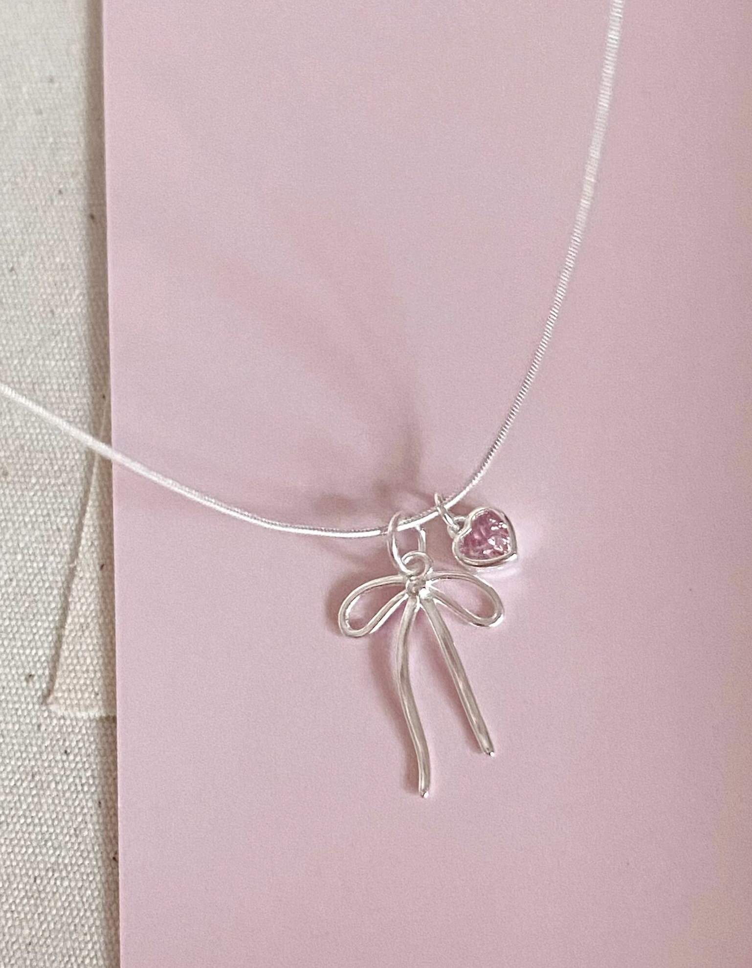 Sweetheart Bow Necklace