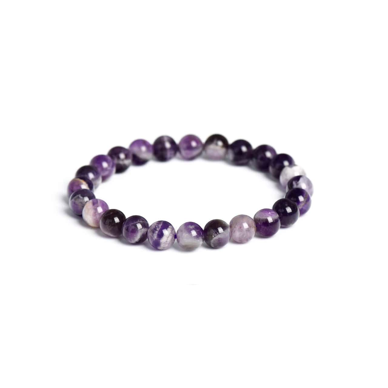 Chevron Amethyst Bracelet