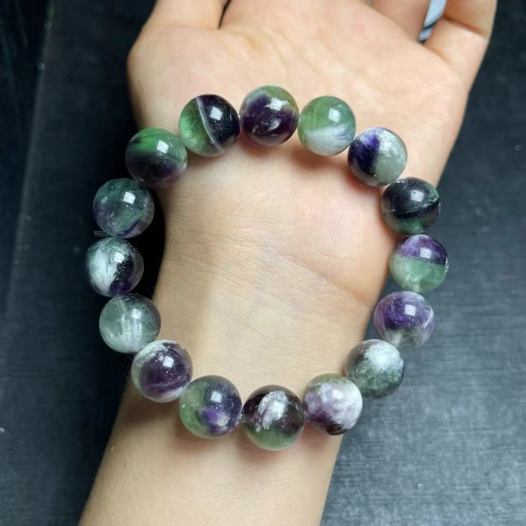 Feather Fluorite Bracelet