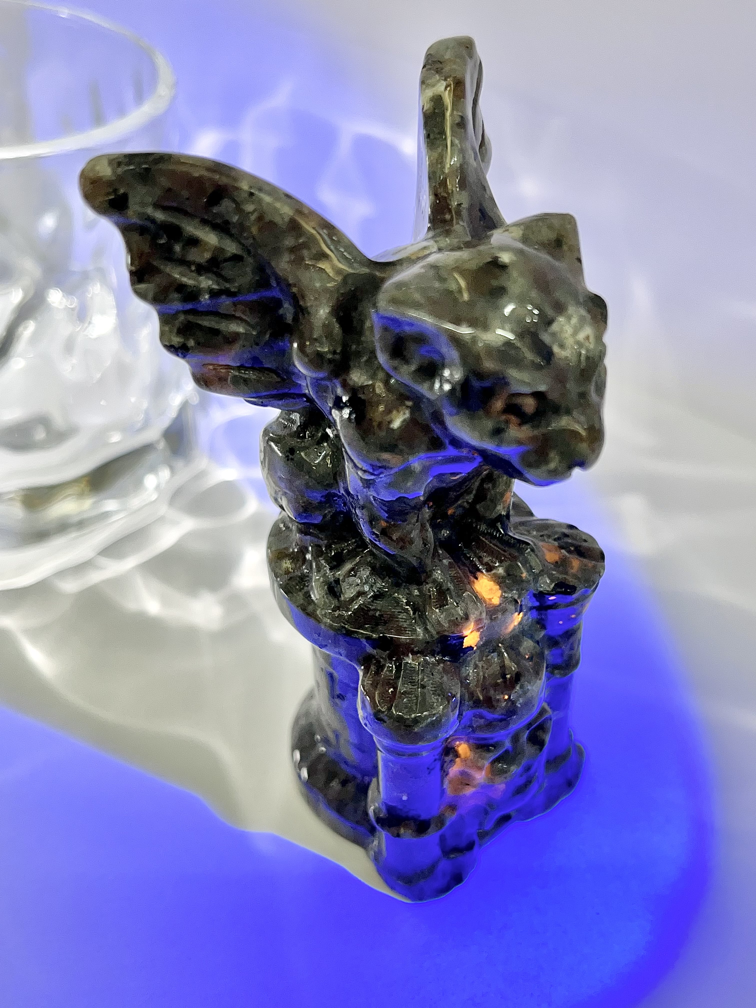 Flame Stone Gargoyle Figurine