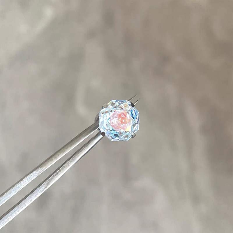 Radiance Zircon Ear Studs Collection - Rose Cut (8mm)