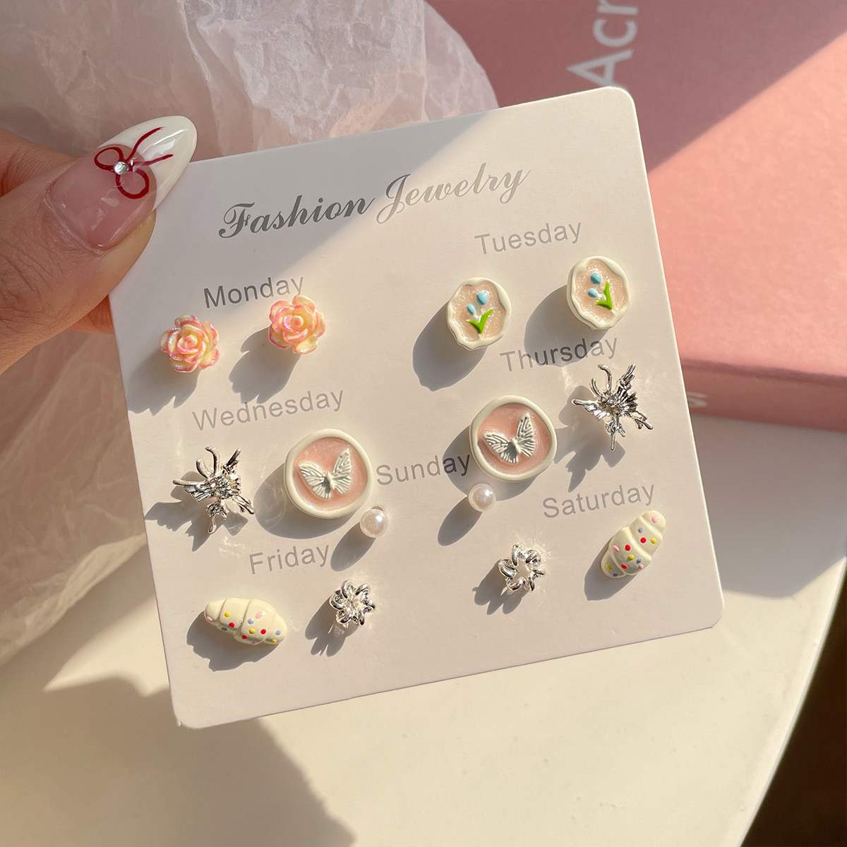 Weekly Earring Set - Butterfly Garden