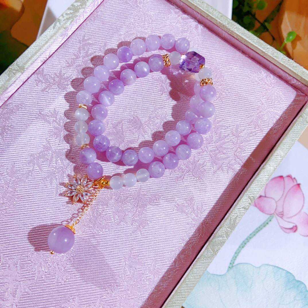 Serenity Kunzite Crystal Bracelet