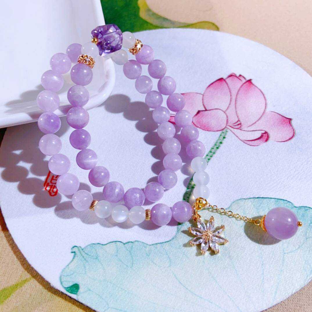 Serenity Kunzite Crystal Bracelet